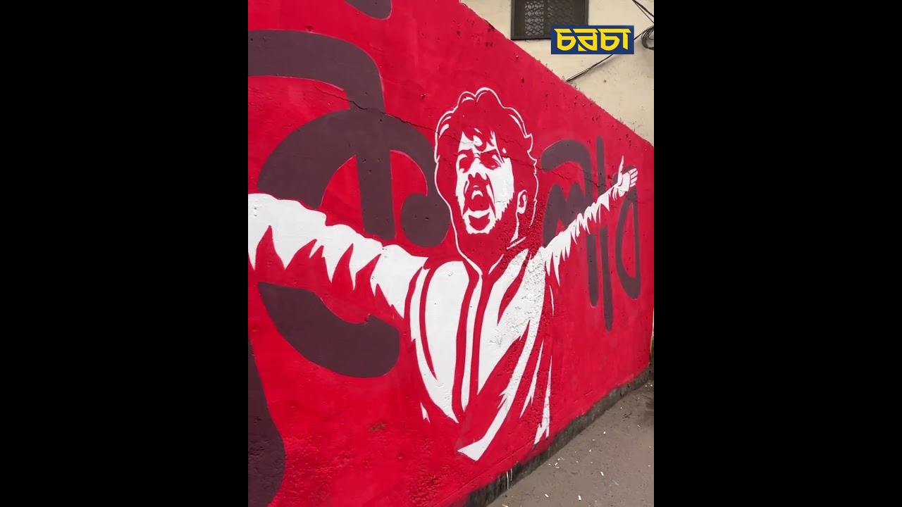 দেয়ালে হাদির মুখ