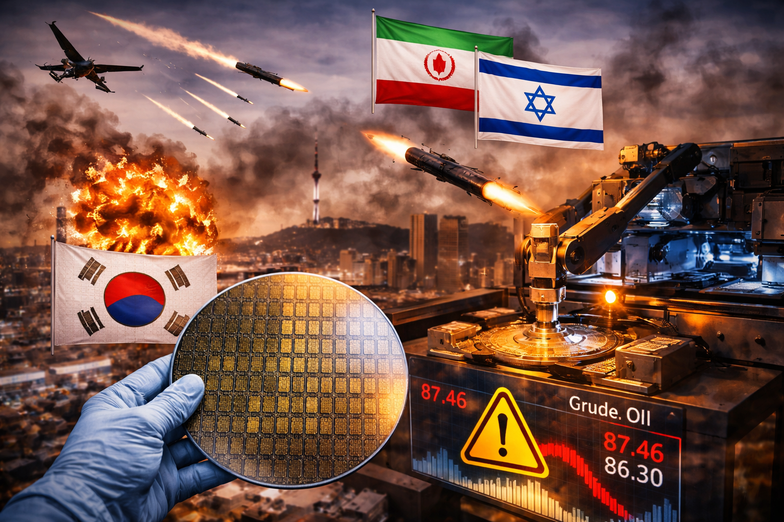 iran israel war-chip price high