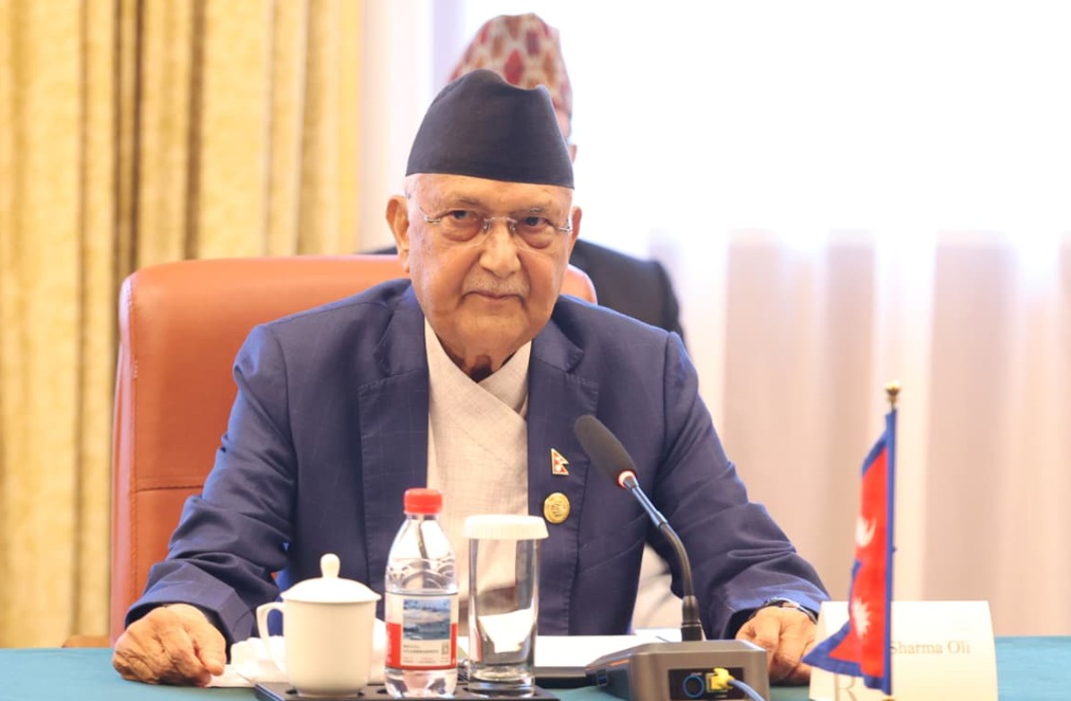 নেপালের সাবেক প্রধানমন্ত্রী কেপি শর্মা অলি। ছবি: এক্স থেকে নেওয়া