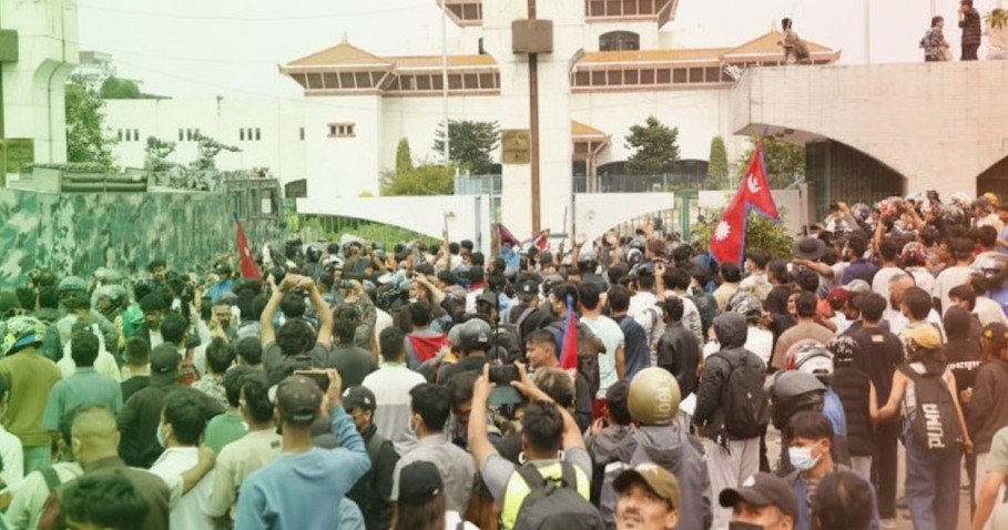 nepal protest