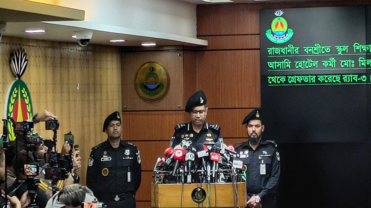 বনশ্রীতে স্কুলছাত্রী হত্যা: মূল আসামি গ্রেপ্তার