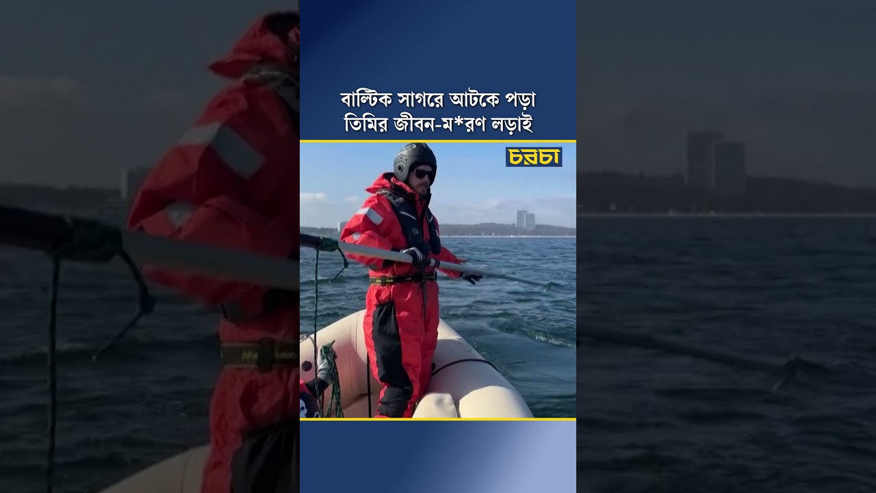 বাল্টিক সাগরে আটকে পড়া তিমির জীবন-মরণ লড়াই