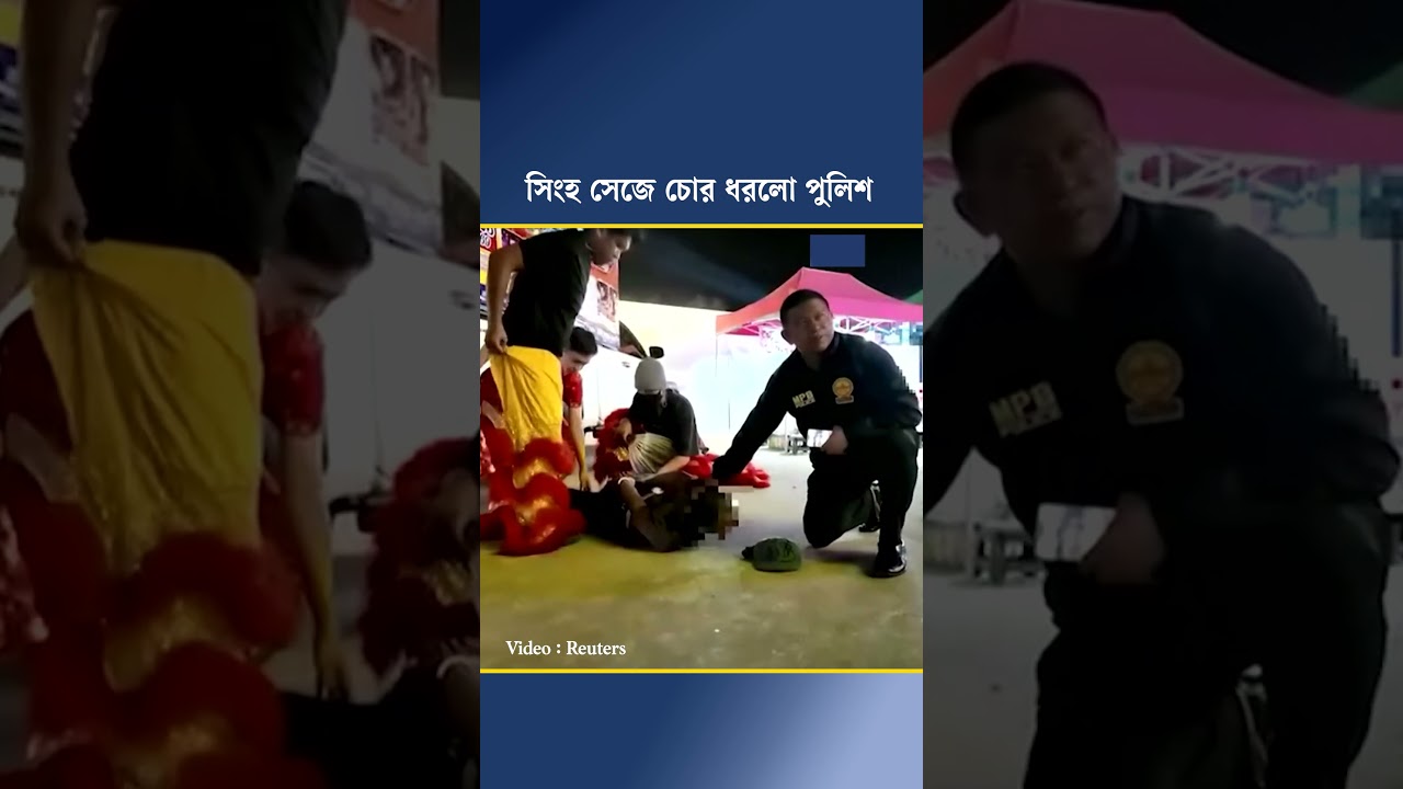 এবার সিংহ সেজে চোর ধরলো পুলিশ